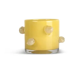 Clearance Byon Portavelas Arlo XS Ø10 cm, Amarillo-beige AmarilloBeige