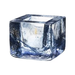 Online Kosta Boda Portavelas Brick, Azul