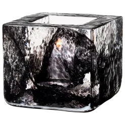 Online Kosta Boda Portavelas Brick, Negro