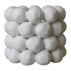 Sale DBKD Portavelas Bright Ø17 cm, White Blanco