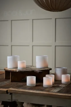Outlet Boel & Jan Portavelas Bungenäs Ø8 cm, Blanco
