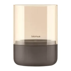 Sale Blomus Portavelas Calma Ø10 cm, Burned Metal-metallic finish Marrón