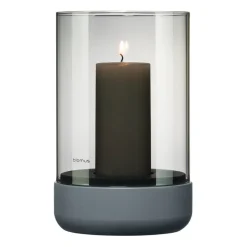 Discount Blomus Portavelas Calma Ø12 cm, Gray-smoke Gris