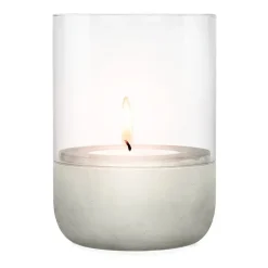 Best Blomus Portavelas Calma Ø10 cm, Light grey Gris