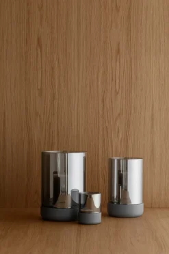 New Blomus Portavelas Calma Ø10 cm, Steel grey Gris