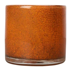 New Byon Portavelas Calore XS Ø10 cm, Orange Naranja