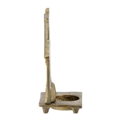 Sale Bloomingville Portavelas Crista 6x14 cm, Latón Color dorado