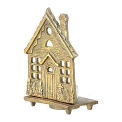 Sale Bloomingville Portavelas Crista 6x14 cm, Latón Color dorado