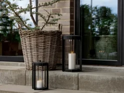 Zone Denmark Portavelas Firefly Lanterna 25 cm, Black Negro