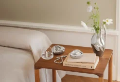 Hot Georg Jensen Portavelas corazón, Acero inoxidable Plateado