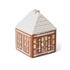 Sale Kähler Portavelas Gingerbread small 11 cm, Marrón