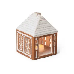 Sale Kähler Portavelas Gingerbread small 11 cm, Marrón