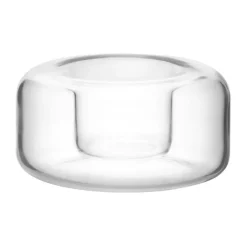 Outlet Kosta Boda Portavelas Happy 4,7 cm, Transparente