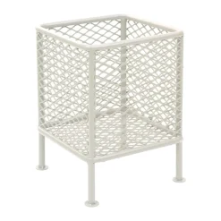 Hot Brafab Portavelas Haru, Pearl white, 31 cm Blanco