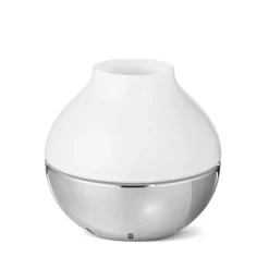 Best Georg Jensen Portavelas Henning Koppel hurricane, Ø 12 cm PlateadoBlanco