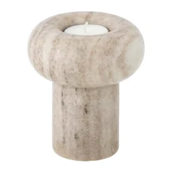 Sale Bloomingville Portavelas Isabea 12 cm, Mármol Beige