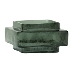 New URBAN NATURE CULTURE Portavelas Isla Ø12 cm, Laurel-blue green Verde