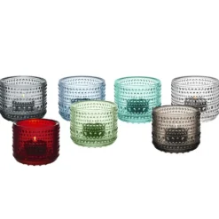 Hot Iittala Portavelas Kastehelmi 64 mm, manzana Verde