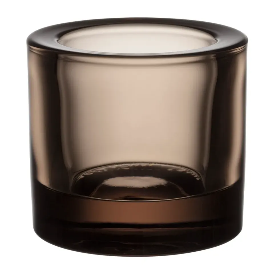 Discount Iittala Portavelas Kivi 60 mm, Lino Marrón