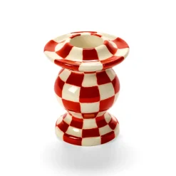 Serax Portavelas Les Objets Mouleversants N°2, Red-white Rojo