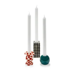 Serax Portavelas Les Objets Mouleversants N°2, Red-white Rojo
