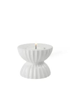 Best Lyngby Porcelæn Portavelas Lyngby Tura Ø8 cm, Blanco