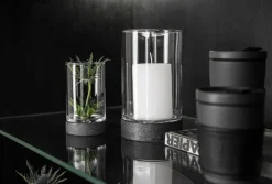Outlet Villeroy & Boch Portavelas Manufacture Rock Home Hurricane L, Negro