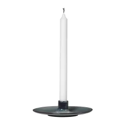 Sale Broste Copenhagen Portavelas Nordic Sea, Ø18 cm Azul