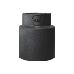 Online DBKD Portavelas Oblong small, Iron Negro