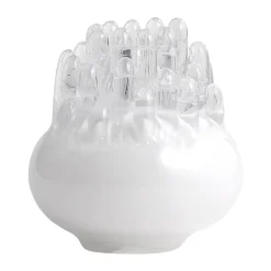 Clearance Kosta Boda Portavelas Polar 330 mm, Blanco