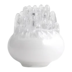 Clearance Kosta Boda Portavelas Polar 200 mm, Blanco