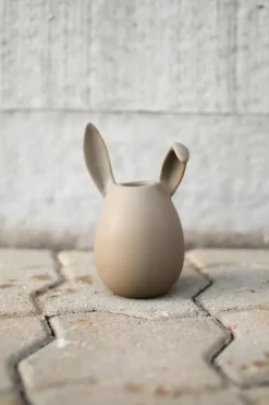 Discount DBKD Portavelas Rabbit 13 cm, Dust Marrón