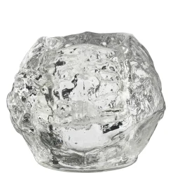 Discount Kosta Boda Portavelas Snowball, grande Transparente