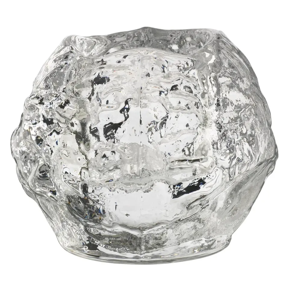 Sale Kosta Boda Portavelas Snowball, mediano Transparente