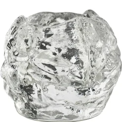 Discount Kosta Boda Portavelas Snowball, pequeño Transparente