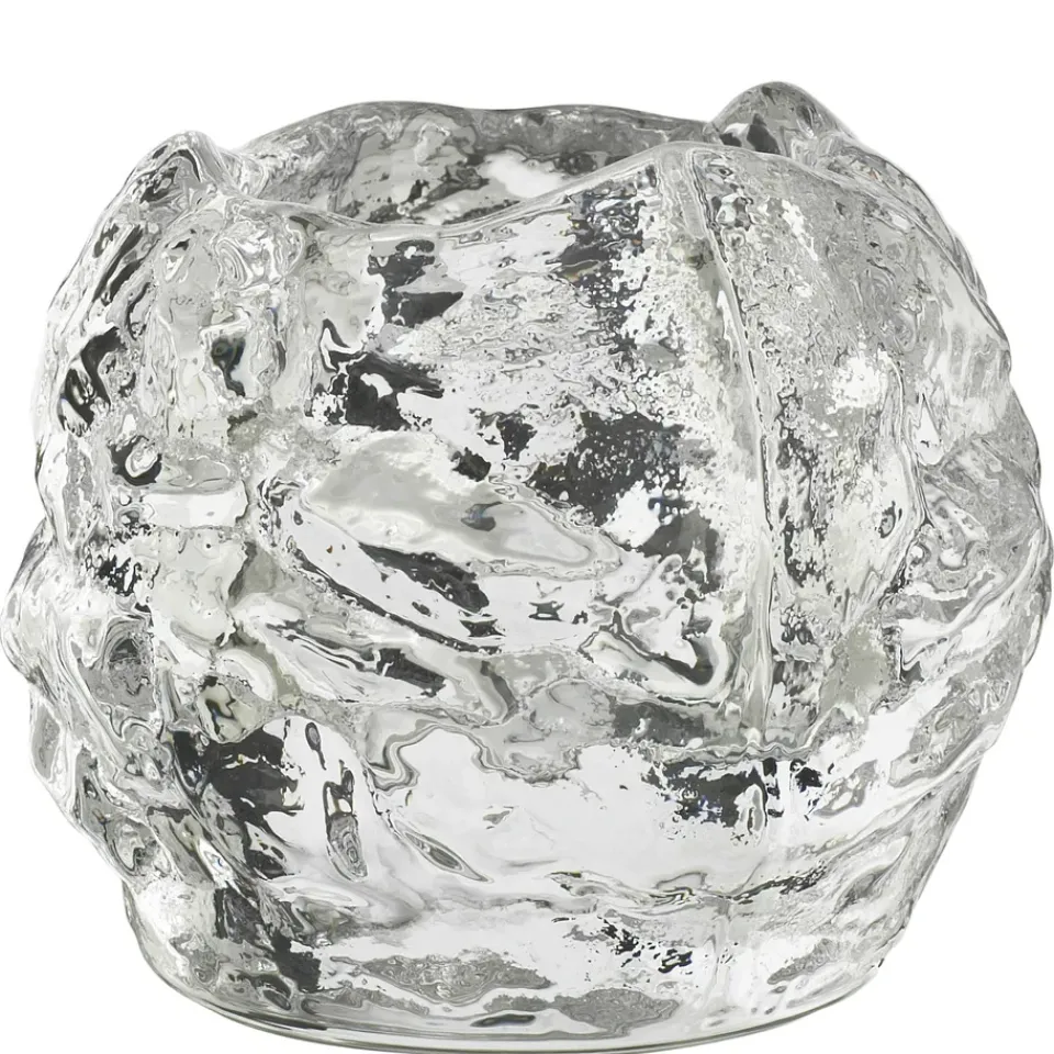 Discount Kosta Boda Portavelas Snowball, pequeño Transparente