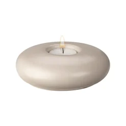 Outlet Scandi Living Portavelas Stone Ø13 cm, Beige