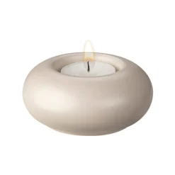 Clearance Scandi Living Portavelas Stone Ø9 cm, Beige
