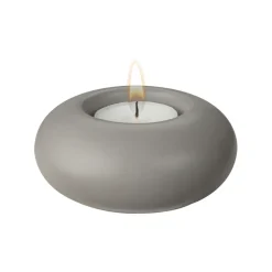Sale Scandi Living Portavelas Stone Ø9 cm, Gris