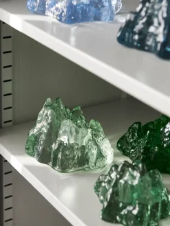 Online Kosta Boda Portavelas The Rock 91 mm, Iron oxide Verde