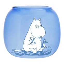 Outlet Muurla Portavelas/Bol Moomin Ø9 cm, Blue Azul