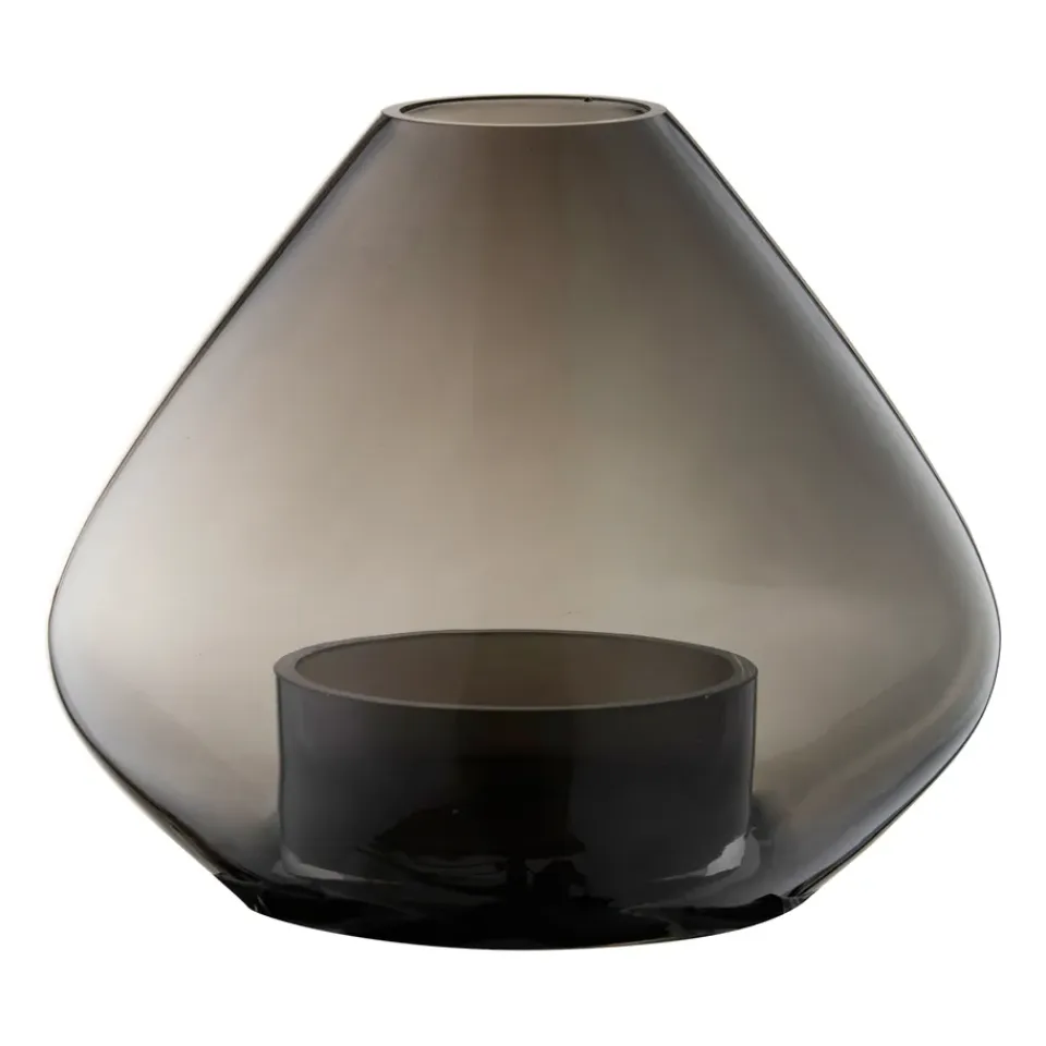 Clearance AYTM Portavelas-Jarrón Uno 12 cm, Negro