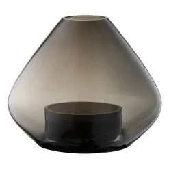 Hot AYTM Portavelas-Jarrón Uno 21 cm, Negro