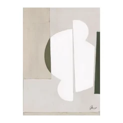 Online Paper Collective Póster Aligned, 50x70 cm BlancoGrisVerde