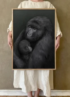 Clearance Kunskapstavlan® Póster Bergsgorillan, 50x70 cm Multi