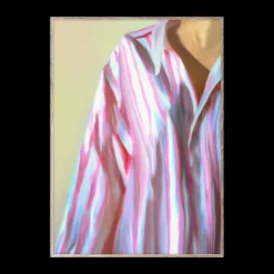 Online Paper Collective Póster Dad Shirt, 30x40 cm RosaBlanco