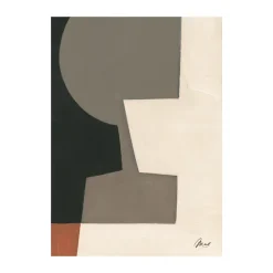 Online Paper Collective Póster Evoke, 30x40 cm NegroMarrónBeigeNaranja