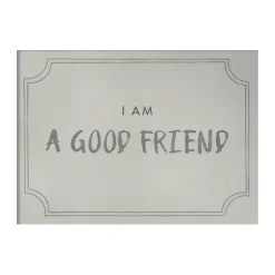 Outlet Kunskapstavlan® Póster Good friend diploma 21x30 cm, Dusty mint Multi
