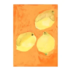 Discount Paper Collective Póster Lemons, 30x40 cm AmarilloNaranja