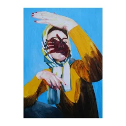 Sale Paper Collective Póster Madame E, 30x40 cm NaranjaAzulNegro
